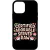 Cute Sushi Custodia per iPhone 12 mini Certified adorable, served raw. Cute Sushi