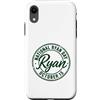 NATIONAL RYAN DAY OCT 14 by Scarebaby De Custodia per iPhone XR NAZIONALE RYAN DAY SEMPLICE LOGO STILE