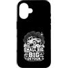 Detour Trail Society Custodia per iPhone 16 Piccolo rig Big Detour Funny Compact 4x4 Off Road Design