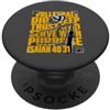 Christian Volleyball Faith Pallavolo Bibbia Versi Isaia 40 31 Giocatore cristiano PopSockets PopGrip Adesivo