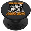 Scacchi Giochi e giocattoli Accessori Re Love Scacchi Giocatore di scacchi gioco d scacchi Scacchi PopSockets PopGrip Adesivo