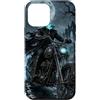 Motorghast Garage Custodia per iPhone 12 mini Moto gotica senza testa Chopper Rider Halloween Art