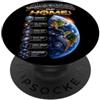 Home Galaxy 'Adreess of Home' Terra, Spazio Divertimento Fantascienza PopSockets PopGrip Adesivo