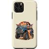 Awesome Vintage Style Pinup Designs and Custodia per iPhone 11 Pro Pinup 4x4, fuoristrada, vintage, design retrò