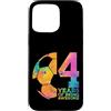 COOL SOCCER DESIGNS AND OUTFITS Custodia per iPhone 15 Pro Max 4 ANNI DI BEING AWESOME CALCIO 4° COMPLEANNO