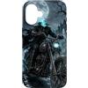 Motorghast Garage Custodia per iPhone 16 Moto gotica senza testa Chopper Rider Halloween Art