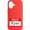 NATIONAL RYAN DAY OCT 14 by Scarebaby De Custodia per iPhone 16 DIVERTENTE CIAO IL MIO NOME È RYAN