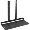 VIVO Supporto per monitor VESA da 13, supporta dispositivi multimediali, altoparlanti, router e altro ancora, compatibile con VESA 75 mm, 100 mm, 200 mm, nero, MOUNT-SF01M