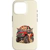 Awesome Vintage Style Pinup Designs and Custodia per iPhone 16 Pro Pinup 4x4, fuoristrada, vintage, design retrò