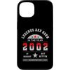 Geburtsjahr Legende Vintage Nostalgie Ge Custodia per iPhone 13 Vintage 2002 compleanno Legends are born, design retrò