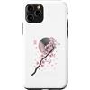 CRAZEELEBAH JAPAN INC Custodia per iPhone 11 Pro Giappone Sakura Cherry BLOSSOM MOON CLOUD TRADIZIONALE