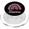 Personalized Name Mothers Day outfit For Sierra Nome Personalizzato Divertente Donne Rosa Arcobaleno Sierra PopSockets PopGrip per MagSafe
