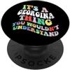 Personalized Name Mothers Day outfit For Retro Groovy è una cosa Georgina che non capiresti PopSockets PopGrip Adesivo