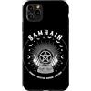 Samhain Pagan Halloween Gaelic Festival Custodia per iPhone 11 Pro Max Samhain Wicca Wiccan Harvest Season Dark Half Winter