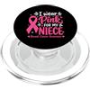 Breast Cancer Family Matching Apparel & Indosso il rosa per la consapevolezza del cancro al seno di mia nipote PopSockets PopGrip per MagSafe
