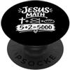 Jesus Math 2 Fishes 5 Breads Feeds The 5 Gesù Matematica 2 Pesci 5 Pane Nutre La Bibbia Miracolosa 5000 PopSockets PopGrip Adesivo