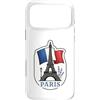 Lakelandwholesale1 Shirt Company Custodia per iPhone 17 Pro Max Parigi Francia Torre Eiffel sventolando bandiera lavanda Street Lamp G