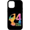 COOL SOCCER DESIGNS AND OUTFITS Custodia per iPhone 12/12 Pro 4 ANNI DI BEING AWESOME CALCIO 4° COMPLEANNO