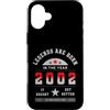 Geburtsjahr Legende Vintage Nostalgie Ge Custodia per iPhone 16 Plus Vintage 2002 compleanno Legends are born, design retrò
