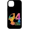 COOL SOCCER DESIGNS AND OUTFITS Custodia per iPhone 14 Plus 4 ANNI DI BEING AWESOME CALCIO 4° COMPLEANNO
