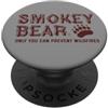 Giant Step Design Co. Smokey Bear Paw Retro Outdoor Typography PopSockets PopGrip Adesivo