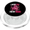 Breast Cancer Family Matching Apparel & Bambini che indosso rosa per mia mamma Cool TRex Dino Cancro al seno PopSockets PopGrip per MagSafe