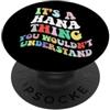 Personalized Name Mothers Day outfit For Retro Groovy è una cosa Hana che non capiresti PopSockets PopGrip Adesivo