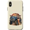 Awesome Vintage Style Pinup Designs and Custodia per iPhone X/XS Pinup 4x4, fuoristrada, vintage, design retrò