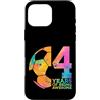 COOL SOCCER DESIGNS AND OUTFITS Custodia per iPhone 16 Pro Max 4 ANNI DI BEING AWESOME CALCIO 4° COMPLEANNO