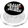 Personalized Name Mothers Day outfit For Retro Groovy Im Ryan facendo cose Ryan divertente festa della mamma PopSockets PopGrip per MagSafe
