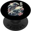 Squalo Balena Subacqueo Biologo Marino O Squalo Balena Giapponese Oceano PopSockets PopGrip Adesivo