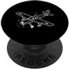 Funny RC Plane Gifts for Men and Women Aereo RC Telecomando Racing RC Aereo PopSockets PopGrip Adesivo