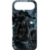 Motorghast Garage Custodia per iPhone Air Moto gotica senza testa Chopper Rider Halloween Art