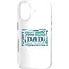 Funny Father Fashions Custodia per iPhone 17 Papà, divertente e laborioso protettore Hero Patient Smart Tough