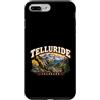 Awesome Telluride Colorado Adventure USA Custodia per iPhone 7 Plus/8 Plus Telluride Colorado Mountain Vintage Viaggi Distressed Design