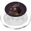 Halloween Spooky Magic Rimani magico Black Cat Witchy Moon PopSockets PopGrip per MagSafe