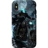 Motorghast Garage Custodia per iPhone X/XS Moto gotica senza testa Chopper Rider Halloween Art