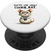 Witty Whiskers Smart Cookie Rat Lettura Libro Papillon PopSockets PopGrip Adesivo