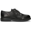 GEOX Stringata uomo nera in pelle