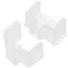 TOKIDNY Copertura Protettiva e Adattamento Preciso per Puntina del Giradischi in Plastico Bianco, Confezione da 2 Pezzi, Design Leggero per Vinile Vintage