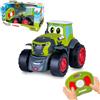 JAMARA 405324 Claas My First - Trattore radiocomandato da 2,4 GHz con suono, verde, prodotto con licenza, a partire dai 24 mesi, guida in avanti, sterzo rotante, suono del motore, clacson, telecomando