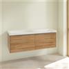Villeroy & Boch Subway 3.0 mobile con doppio lavabo, 2 scomparti estraibili, 4A71D301+C56700RH, Subway 3.0 [Mobili da Bagno > Mobili con Doppio Lavabo]