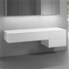 neoro n50 mobile La: 180 cm con 3 scomparti estraibili, BN0414BWM+BN0421BWM+BN0409WM, n50 [Mobili da Bagno > Mobili Lavabo]