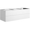 neoro n50 mobile La: 140 cm con 2 scomparti estraibili, BN0496BWM, n50 [Mobili da Bagno > Mobili Lavabo]