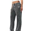 True Religion - Horseshoe Wing Faux Denim Sweats, Pantaloni da Tuta Donna
