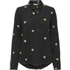 ONLY Onlnoella-Mia L/S Kiss Shirt Wvn CS, Nero, M