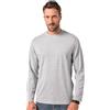 JP 1880 Jp1880 Langarmshirt, Basic, Oeko-Tex, bis 8 XL Camicia, Grigio Melange, 7XL Uomo
