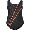 Ulla Popken Badeanzug Alice, Aufgesetzte Streifen Costume da Bagno a Righe, Senza Coppe morbide, Fascia Sottoseno Donna (Pacco da 1)