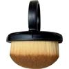 Jvjggag Spazzola per la pulizia delle unghie, scrubber per manicure, spolverino ad anello per dita, setole in fibra morbida, materiale ABS portatile, uso da viaggio, 4,1 cm, nero, rosa, 1 pezzo