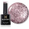 Bluesky Smalto Per Unghie Gel, Rose Gold, S06N, Luccichio, Rosa, Oro (Per Lampade Uv E Led) - 10 Ml
